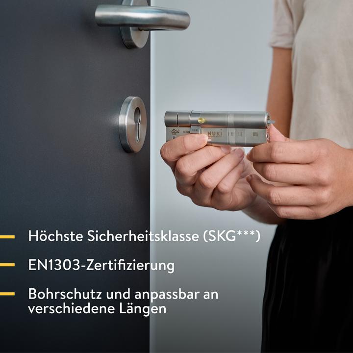 Produktbild Nuki Home Set ULTRA (5th Gen) EU-Zylinder (Smartphone, Schlüsselkarte)