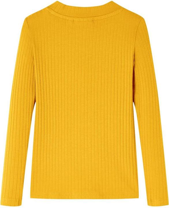 Immagine prodotto VidaXL Camicia da bambino a maniche lunghe ocra 104, materiale: 95% cotone. 5 (104)