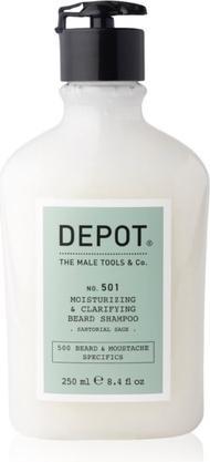 Actual product image Depot No. 501 Moisturizing & Clarifying Beard Shampoo - 250 ml (250 ml)