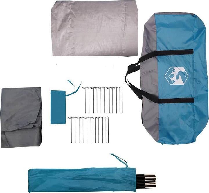 Image du produit VidaXL Tente familiale tunnel 6 personnes imperméable (Tente tunnel, 11.15 kg, 6 personnes)