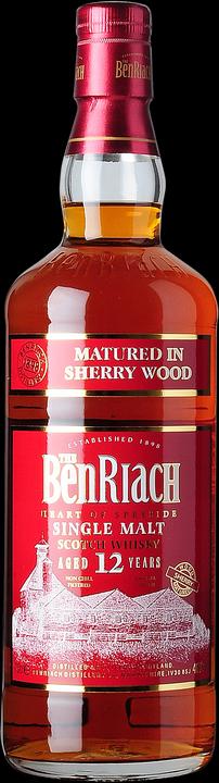 Produktbild BenRiach 12 Jahre Sherry matured (Single Malt, 1 x 70 cl)