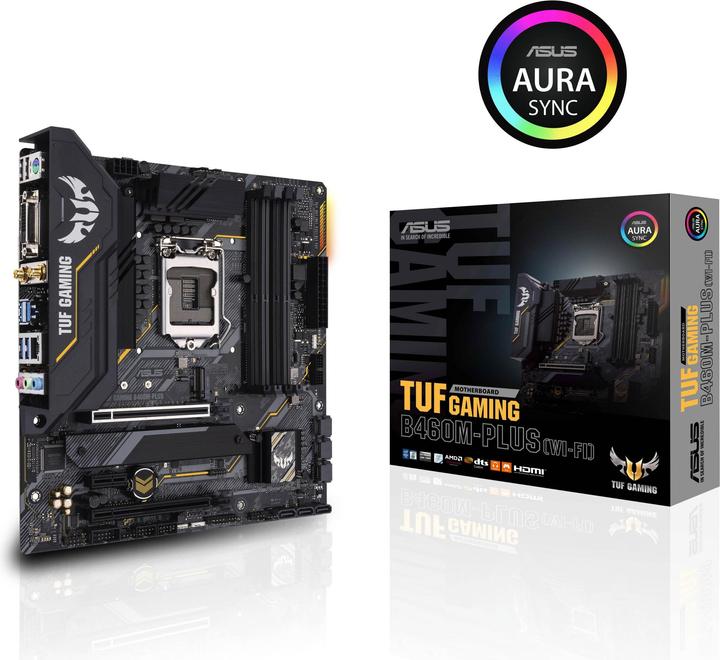 Produktbild ASUS TUF GAMING B460M-PLUS WI-FI (LGA 1200, Intel B460, mATX)