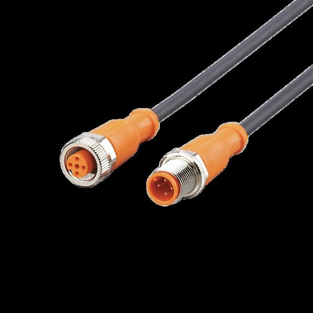 Immagine prodotto IFM Cavo di collegamento diritto EVC108straight M12 4-pin AC/DC in silicone - cavo - 10 m