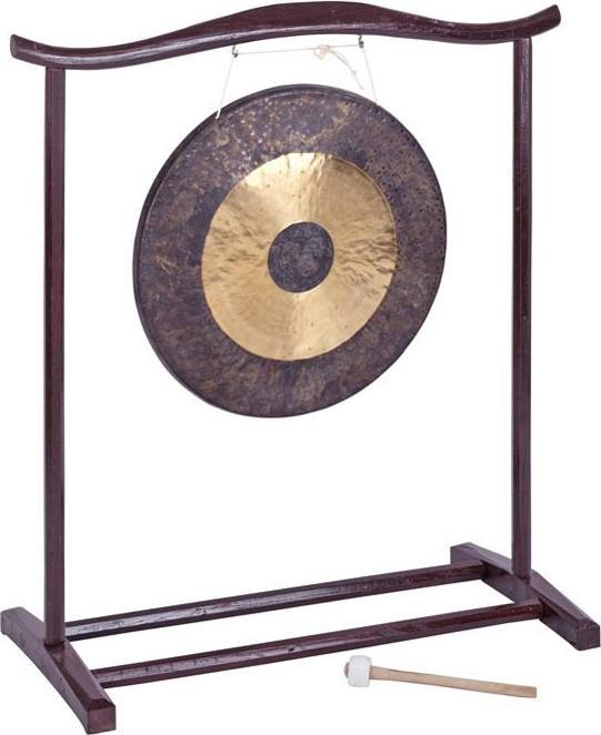 Actual product image Betzold Musik Chinese gong with wooden stand (Bell)