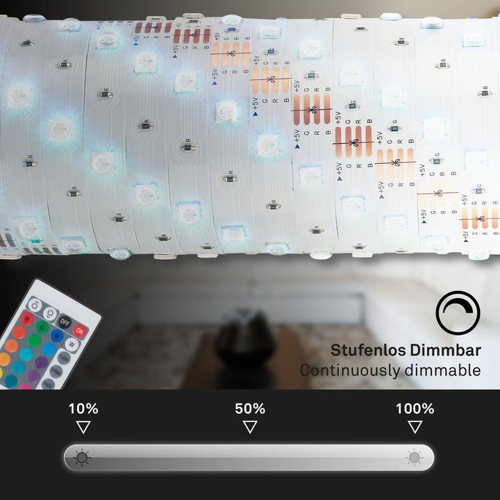 Produktbild Briloner Flexband (RGB, 500 cm, Indoor)
