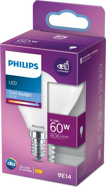Actual product image Philips white (E14, 6.50 W, 806 lm, 1 x, E)