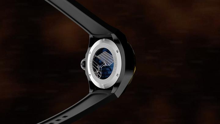Actual product image Nubeo NB-6075-05 (Rotating bezel left, 52 mm)