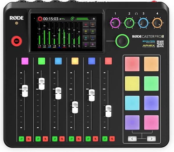 Actual product image RØDE MESA EDICION RODECASTER PRO II USB BT JACK 3.5MM SD 20 kHz 0-76dB 250mW (USB)