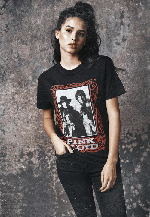 Actual product image Merchcode Ladies Pink Floyd Logo Tee (XS)