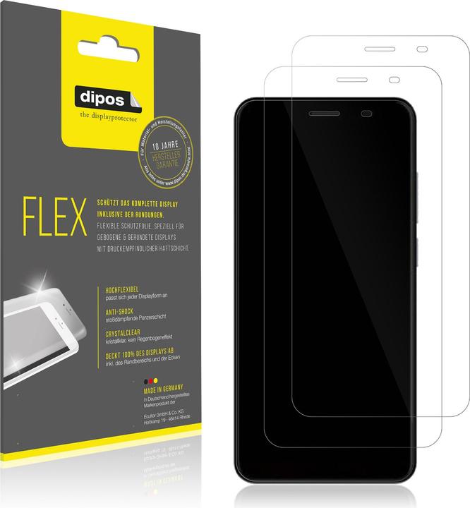 Image du produit Dipos Film de Protection d’écran Full-Cover 3D (2 pièce(s), Lava Iris 88S)
