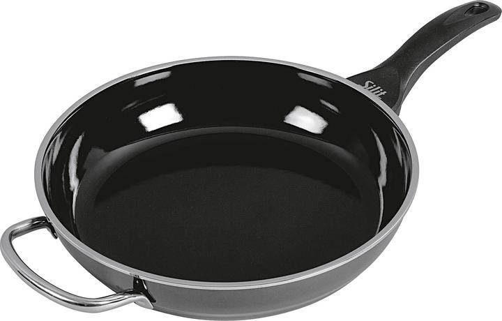 Produktbild Silit Antihaft Pfanne Bratpfanne hoch 26cm Professionell Induktion Silargan (28 cm, Bratpfanne, Keramik)