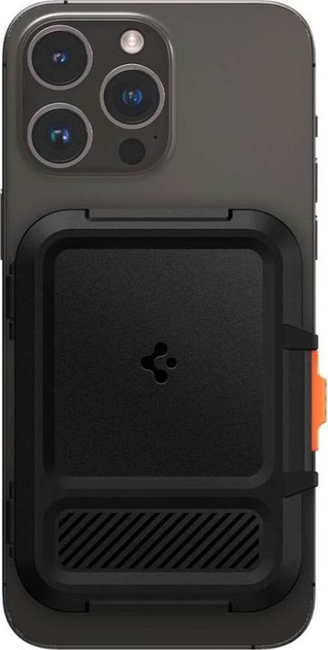 Actual product image Spigen iPhone Lock Fit Wallet with MagSafe - black