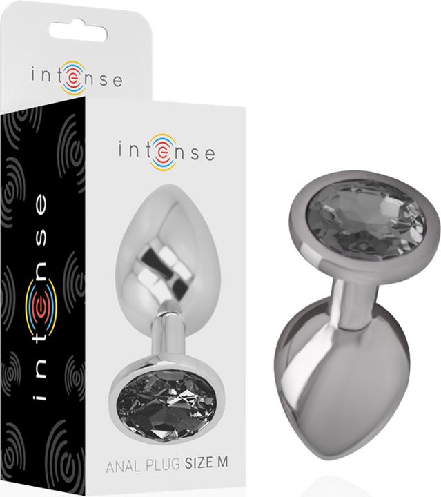 Image du produit Intense Plug Anal Métal Noir Taille M