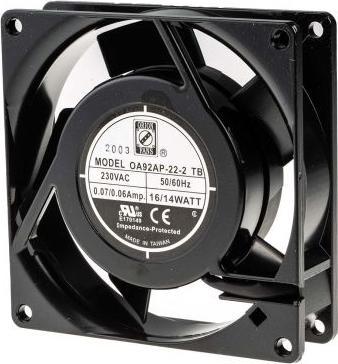 Image du produit Rs Pro AC ball bearing fan, 92mm 46cu.m/h 230V (92 mm)