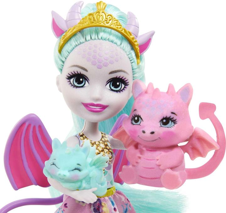 Actual product image Enchantimals Royal Deanna Dragon Family Doll