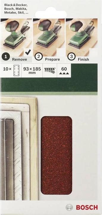 Produktbild Bosch Zubehör Schwingschleifer Schleifblatt-Set K240 (240)