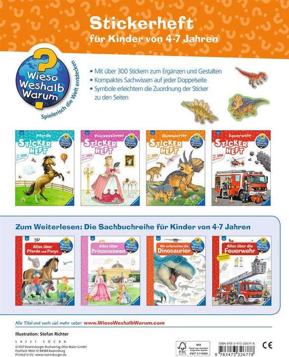 Image du produit Ravensburger Dinosaurier (Allemand, Stefan Richter, 2017)