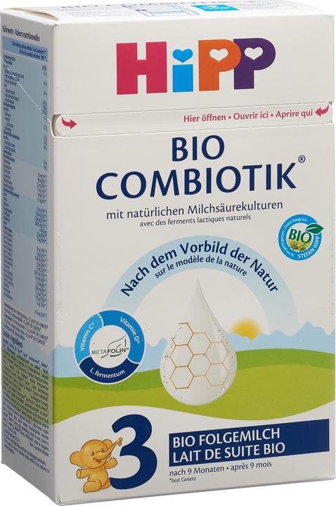 Image du produit Hipp 3 bio combiotik pdr (600 g, à partir de 10 m.)