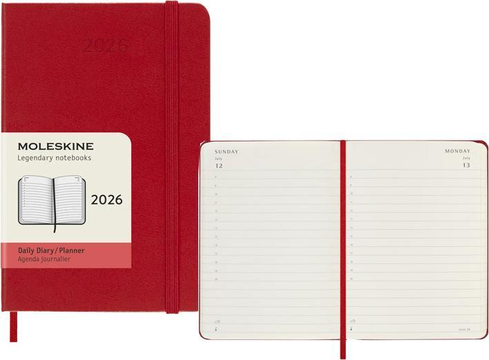 Produktbild Moleskine Taschenagenda Daily (9 x 14 cm, Englisch)