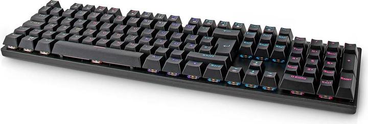 Produktbild Nedis Wired Gaming Keyboard USB Type-A Mechanische Tasten LED Deutsch DE-Layout Stromversorgung über (DE, Kabelgebunden)