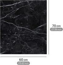 Produktbild Wenko Glasrückwand Marmor schwarz