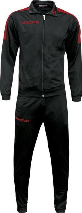 Givova Tuta Revolution Trainingsanzug Schwarz-Rot TR033 1012 XL (XL)