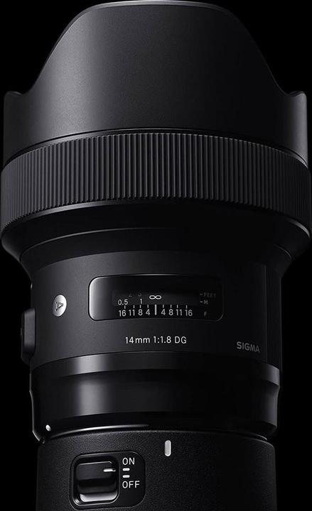 Produktbild Sigma 14mm f/1,8 DG HSM ART, Nikon F (EU) (Nikon F, APS-C / DX, Vollformat)