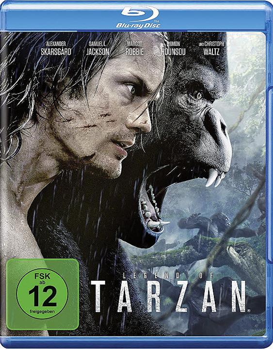 Legend Of Tarzan (Blu-ray, 2016, German, English)