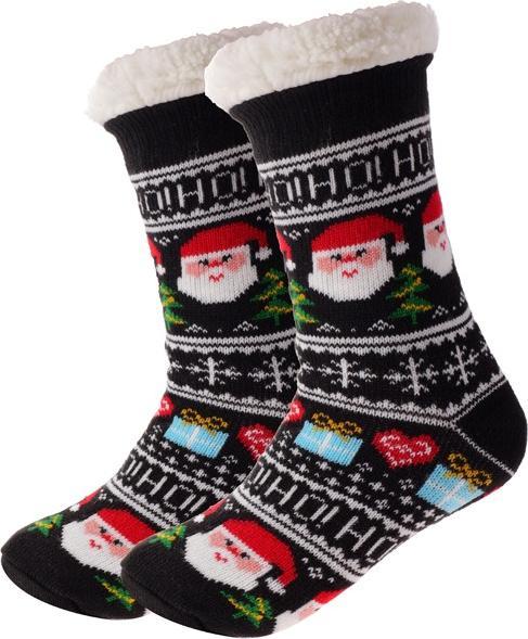 Snazzy Santa Cozy Weihnachtssocken Santa Schwarz One Size von (One Size)