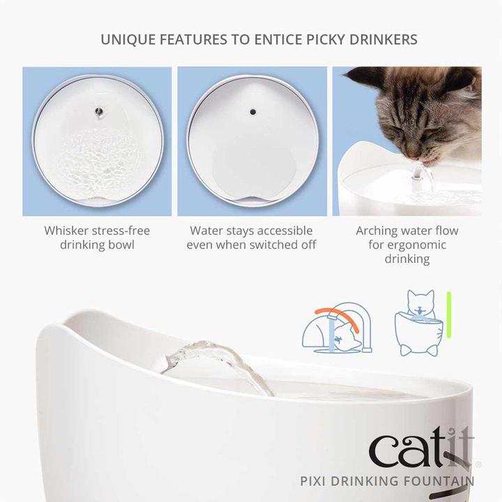 Actual product image Catit Water dispenser Pixi Fountain Light blue, 2.5 l (2.50 l)