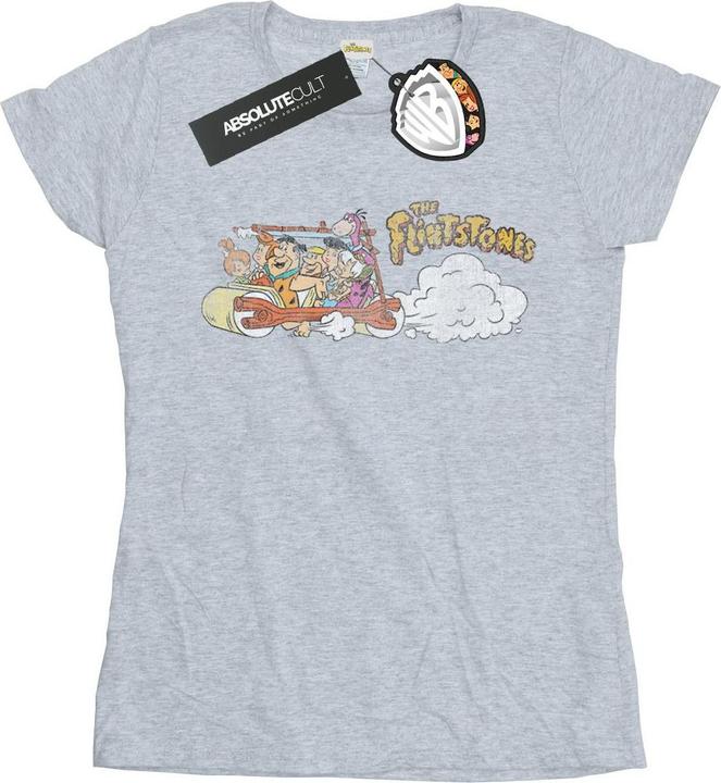 The Flintstones Family Car Distressed TShirt (M)
