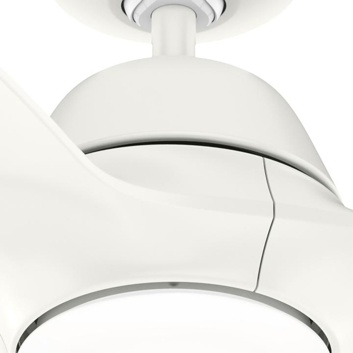Produktbild Hunter Fans DC Deckenventilator Calabasas Weiss mit LED (40 dB)