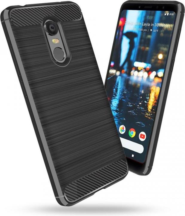 Produktbild Screenguard Xiaomi Redmi 5 Plus Hülle Carbon Brushed Soft TPU (Xiaomi Redmi 5 Plus)
