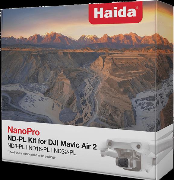 Image du produit Haida NanoPro ND-Polarizer Filter Kit DJI Mavic Air 2 (Filtres pour drones, DJI Mavic Air 2)