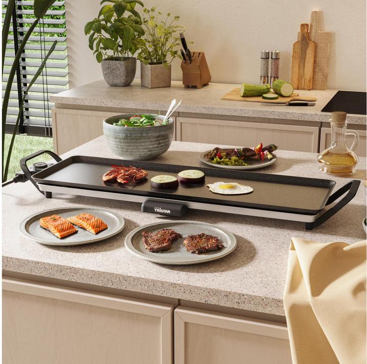 Produktbild Tristar Slim L BP-2668 Elektro Grillplatte Schwarz (EU-Stecker)