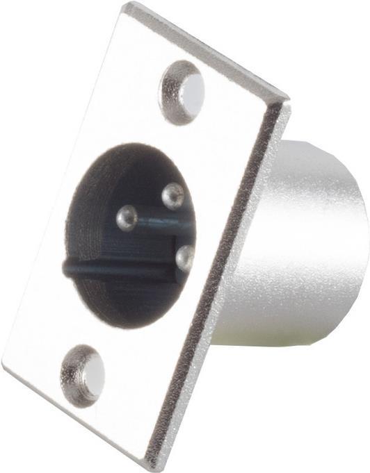 Actual product image Shiverpeaks ®-BASIC-S--XLR plug, flange mounting