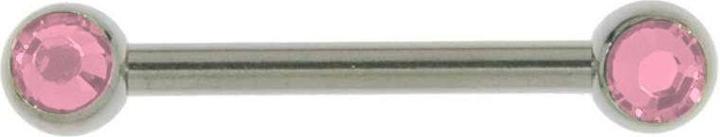 Image du produit Bijouteria Piercing poitrine (Acier chirurgical 316L, Cristal Premium)