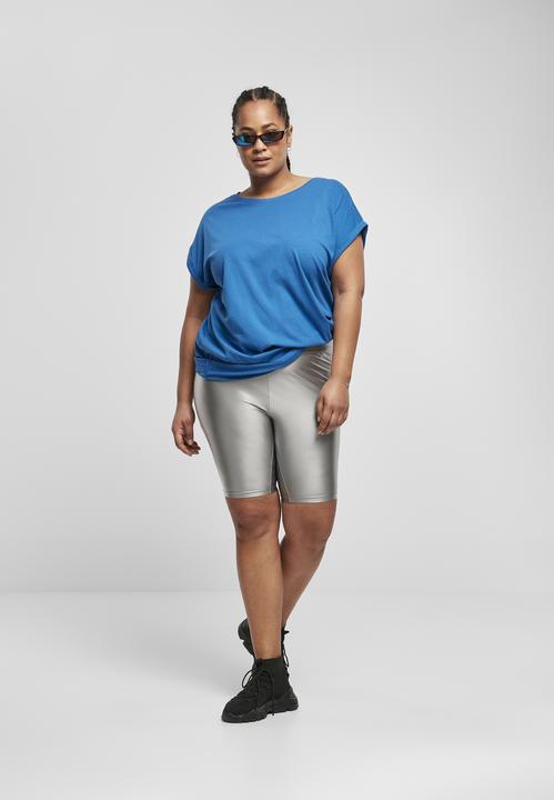Actual product image Urban Classics Ladies Highwaist Shiny Metallic Cycle Shorts (4XL)