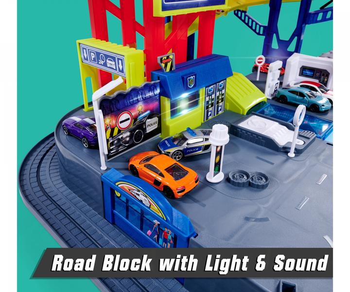 Immagine prodotto Majorette Super Chase Center+5 veicoli
