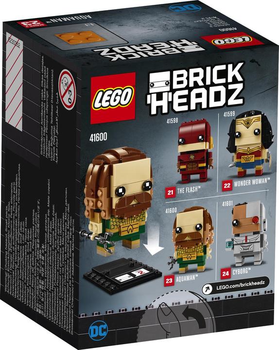 Actual product image LEGO Brickheadz Aquaman (41600, LEGO Brickheadz)