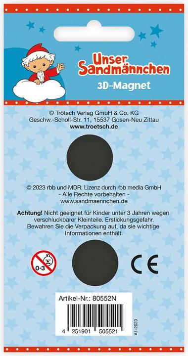 Produktbild Unser Sandmännchen Magnet Rolle
