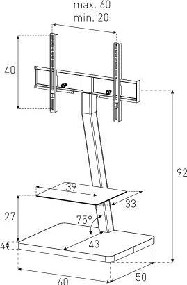 Image du produit Sonorous Pl2710 (Universel, 50", 25 kg)