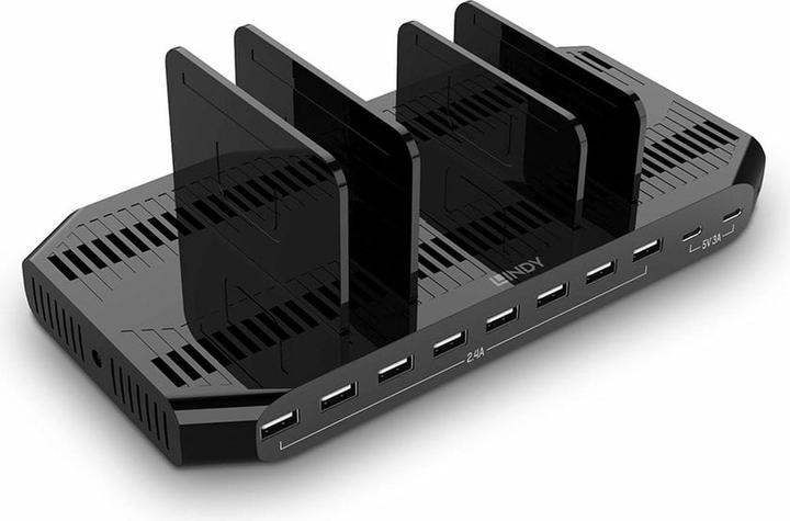 Actual product image Lindy 120W 10 port USB charging station For charging up to 10 tablets and/or smartphones at the same time (120 W)