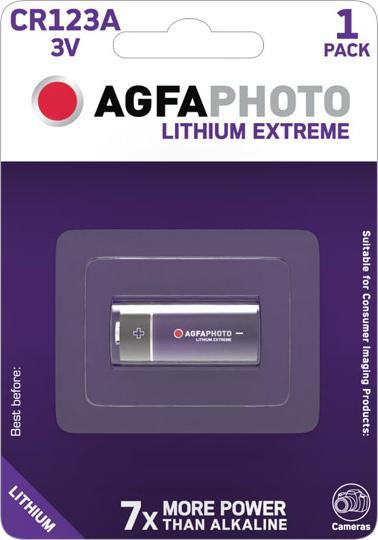 Produktbild AGFAPHOTO Lithium CR 123 A (1 Stk., CR123A, 1300 mAh)