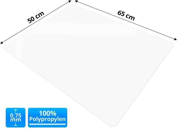 Actual product image Casa Pura Transparent Desk Pad (65 x 50 cm)
