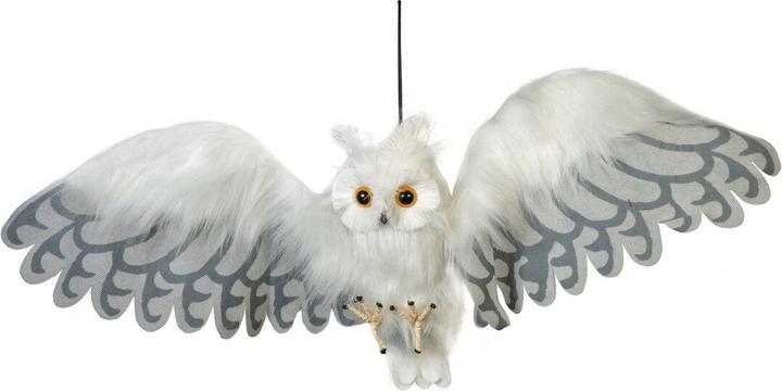 Produktbild Europalms Halloween Schnee-Eule, animiert, 80cm