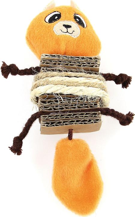 Produktbild Swisspet Katzenspielzeug mit Kartonplatten & Sisal (Plüschspielzeug Katze)