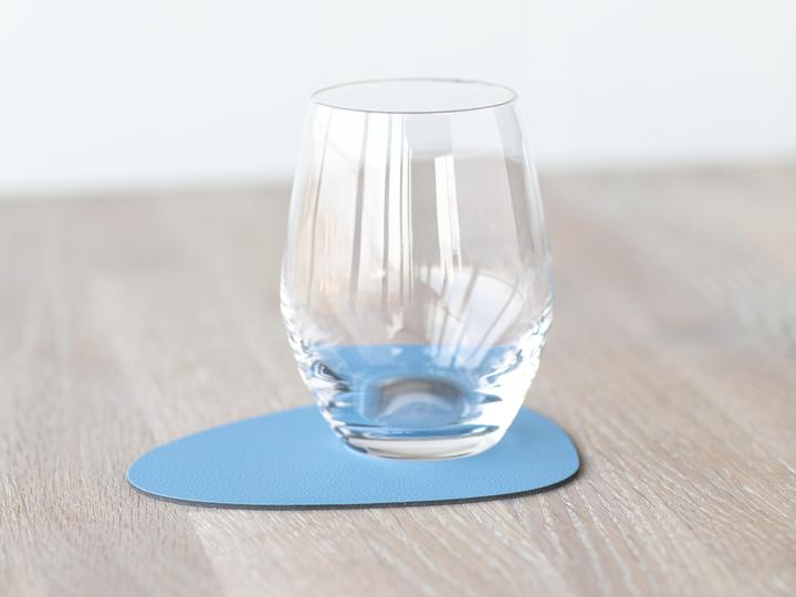 Immagine prodotto Lind DNA Sottobicchiere in vetro Curve Nupo Cool Blue 11x13cm (1 x, Sottobicchiere in vetro)
