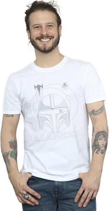 Produktbild Star Wars The Mandalorian Rings Helmet TShirt (4XL)