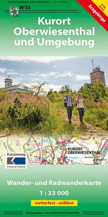 Produktbild Oberwiesenthal und Umgebung 1 : 33 000